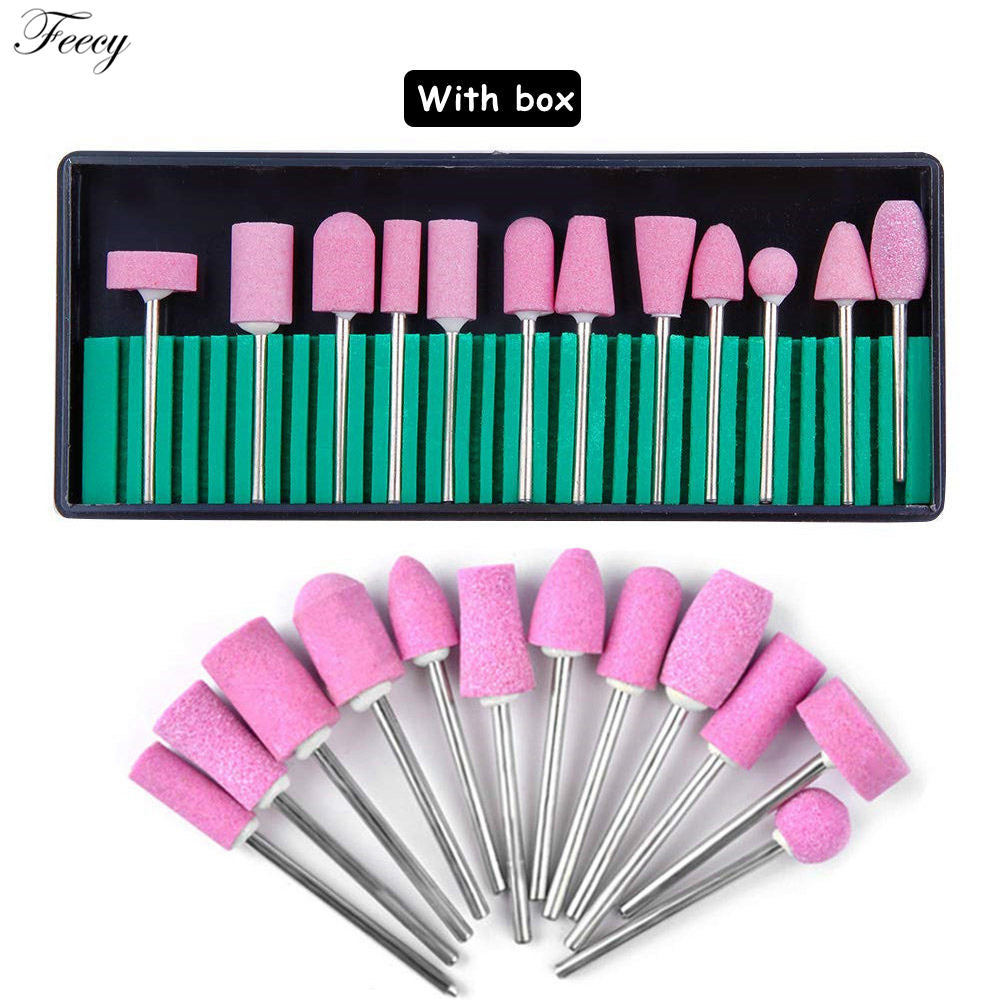 Electric Nail Drill Manicure Machine Set Mill Cutter Nail Bits for Removing Gel Varnish Diamond Milling Cutter for Manicure Burr
