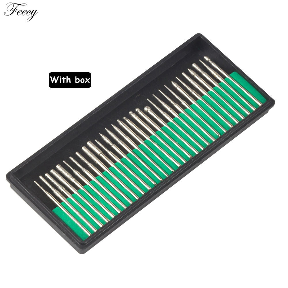 Electric Nail Drill Manicure Machine Set Mill Cutter Nail Bits for Removing Gel Varnish Diamond Milling Cutter for Manicure Burr