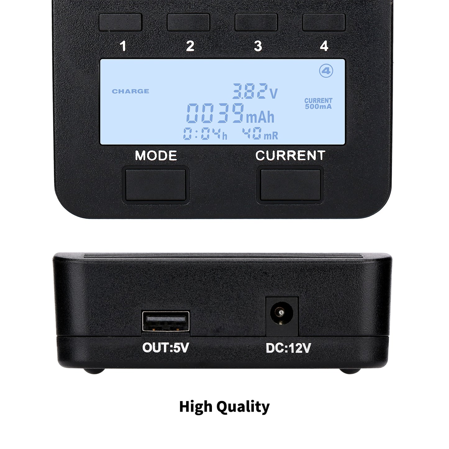 LiitoKala lii-500 LCD 3.7V/1.2V AA/AAA 18650/26650/16340/14500/10440/18500 Battery Charger with screen+12V2A adapter lii500 5V1A