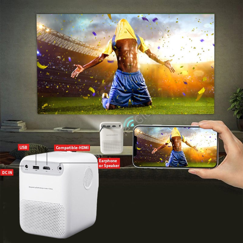 Projector Wanbo T2 MAX Projector 4K Global Version Led Mini Projector Portable Wifi Lcd Full Hd 1080P Correction Home Theater