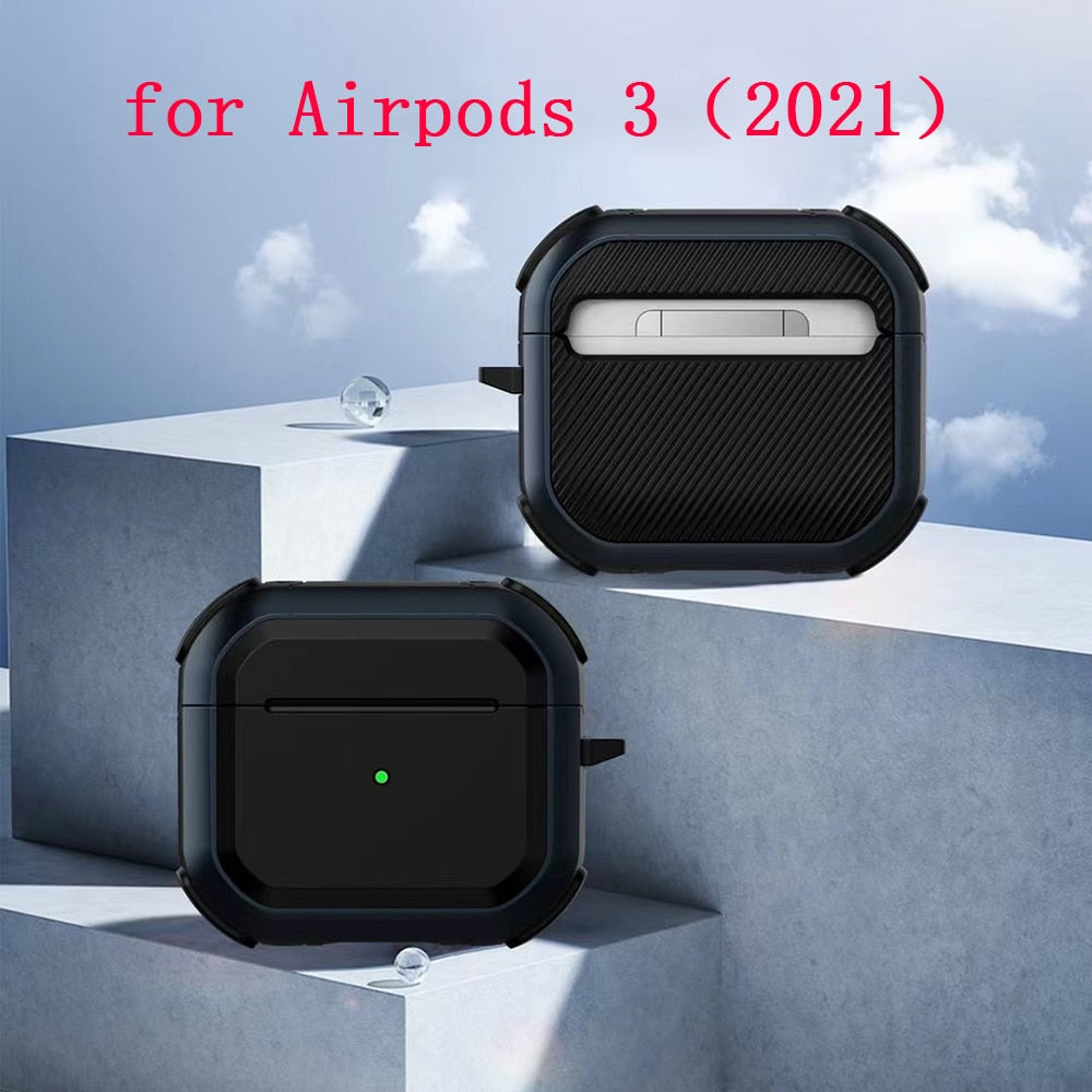 Shockproof Cover for Airpods Pro 3 2021 Case Silicone Anti-fall Coque for Apple AirPods Air Pods Pro 2 Earphone Case Accessories