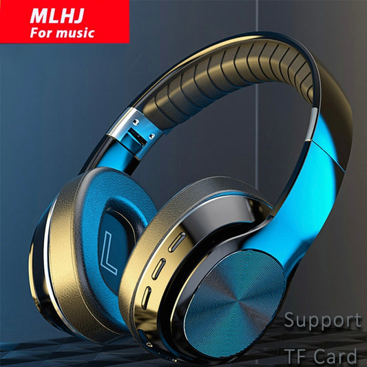 HiFi Wireless Headphones Bluetooth Foldable Headset Support TF Card/FM Radio Stereo Headset With Mic Deep Bass
